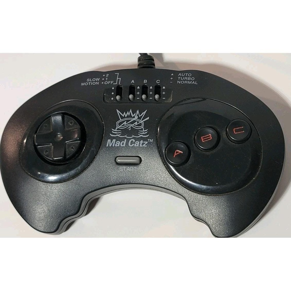 Sega Genesis MAD‎ CATZ 3 Button Auto/Turbo Fire & Slow Motion Controller